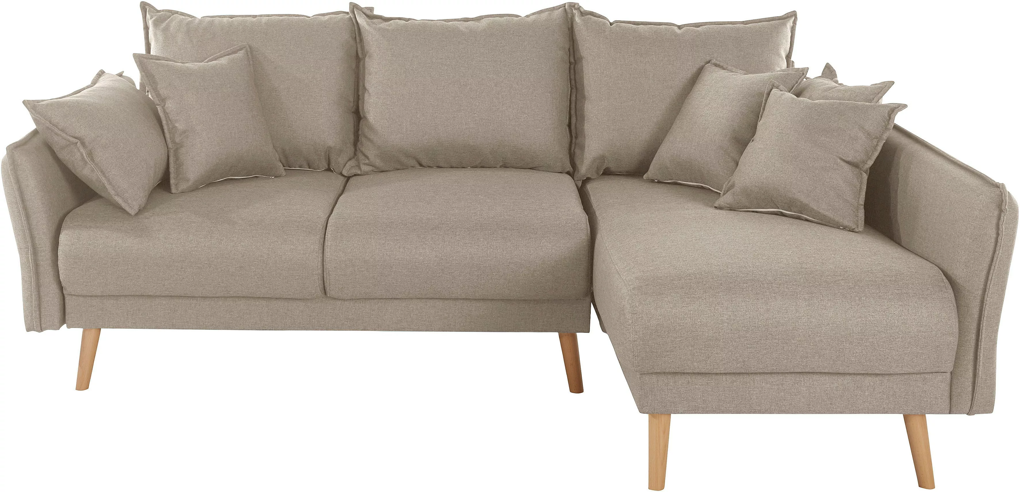 Home affaire Ecksofa "Granbo L-Form", incl. Bettfunktion und Bettkasten, Fe günstig online kaufen