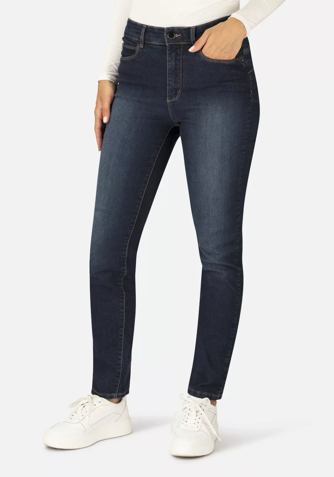 STOOKER WOMEN 5-Pocket-Jeans "Milano Denim Basic Magic Shape Fit", Casual C günstig online kaufen