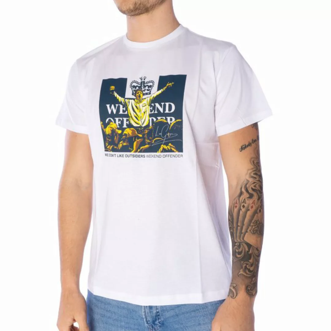 Weekend Offender T-Shirt T-Shirt WO Leo Gregory, G 3XL, F white günstig online kaufen