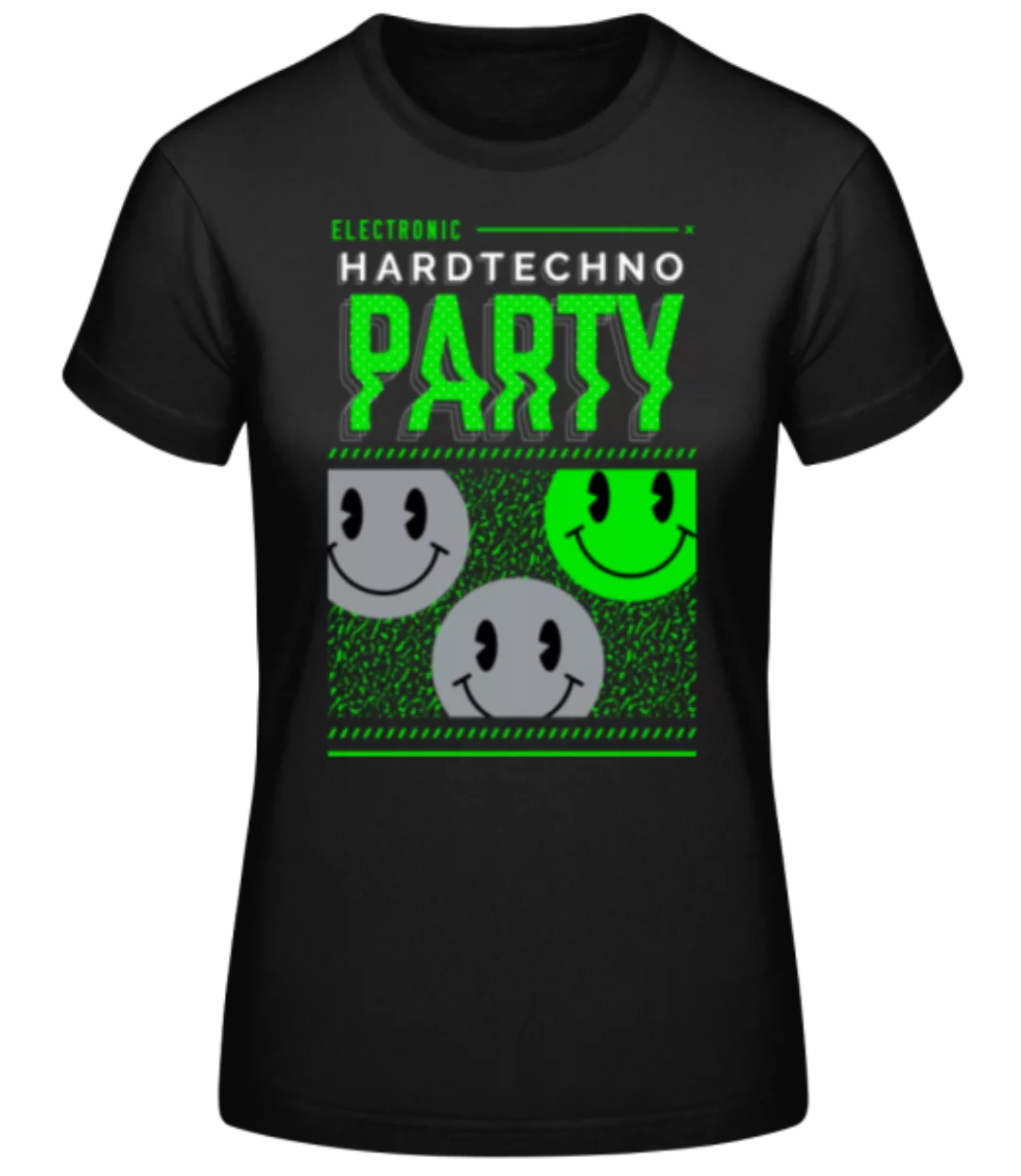 Hardtechno Party · Frauen Basic T-Shirt günstig online kaufen