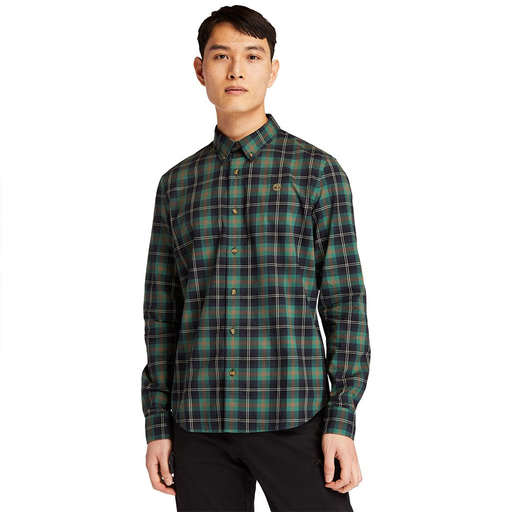 Timberland Eastham River Stretch Poplin Tartan Schlankes Langarmhemd L Smok günstig online kaufen