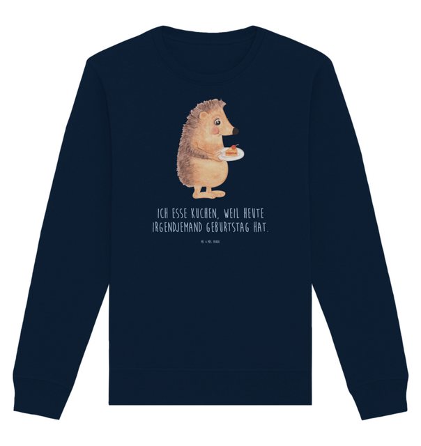 Mr. & Mrs. Panda Longpullover Größe XXL Igel Kuchenstück - French Navy - Ge günstig online kaufen