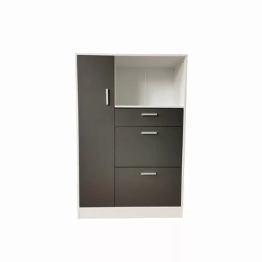 HTI-Line Küchenschrank Kombi L Blanca weiß/grau günstig online kaufen