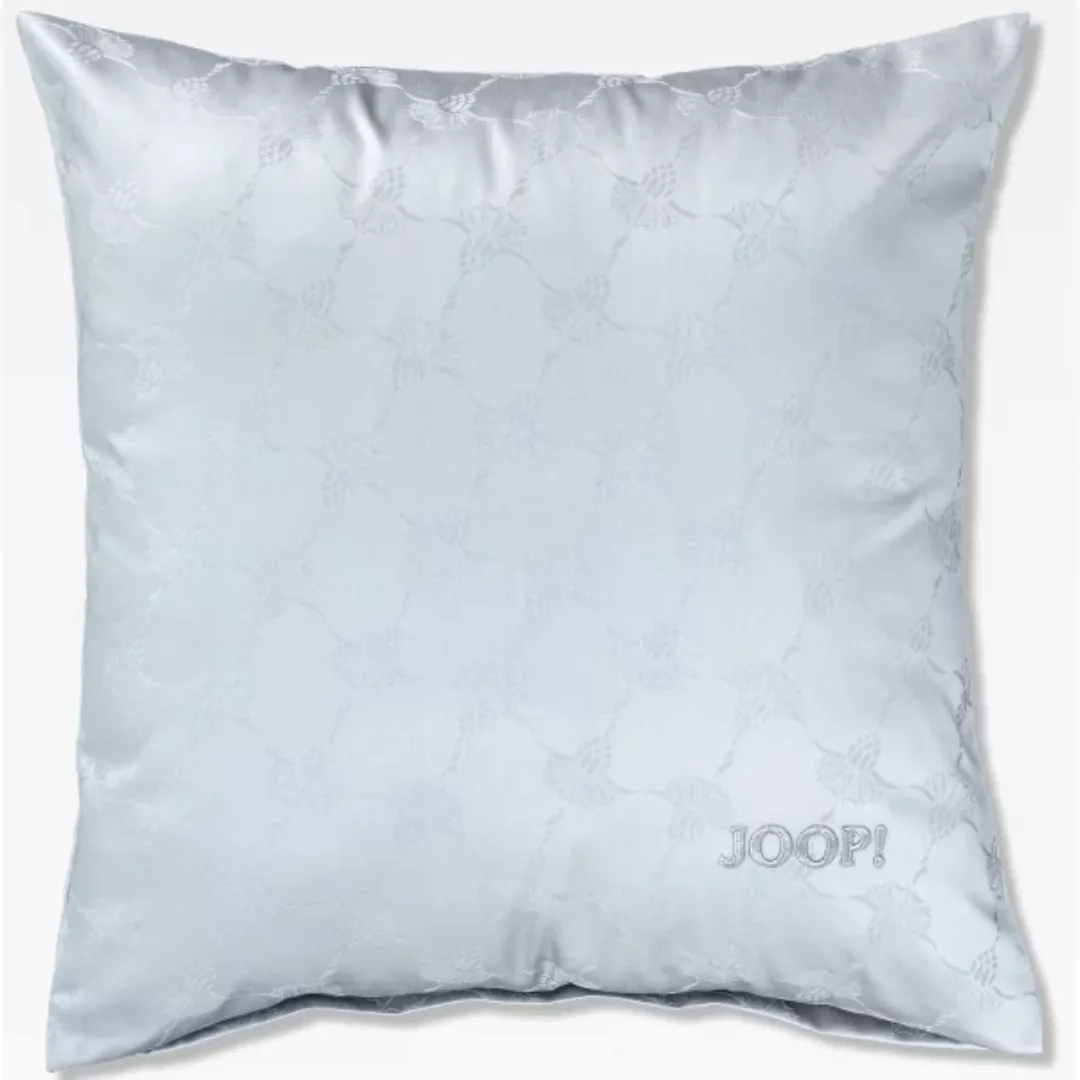 JOOP! Bettwäsche Cornflower 4020 - Farbe: silber - 19 - Nacken-Kissen 40x40 günstig online kaufen