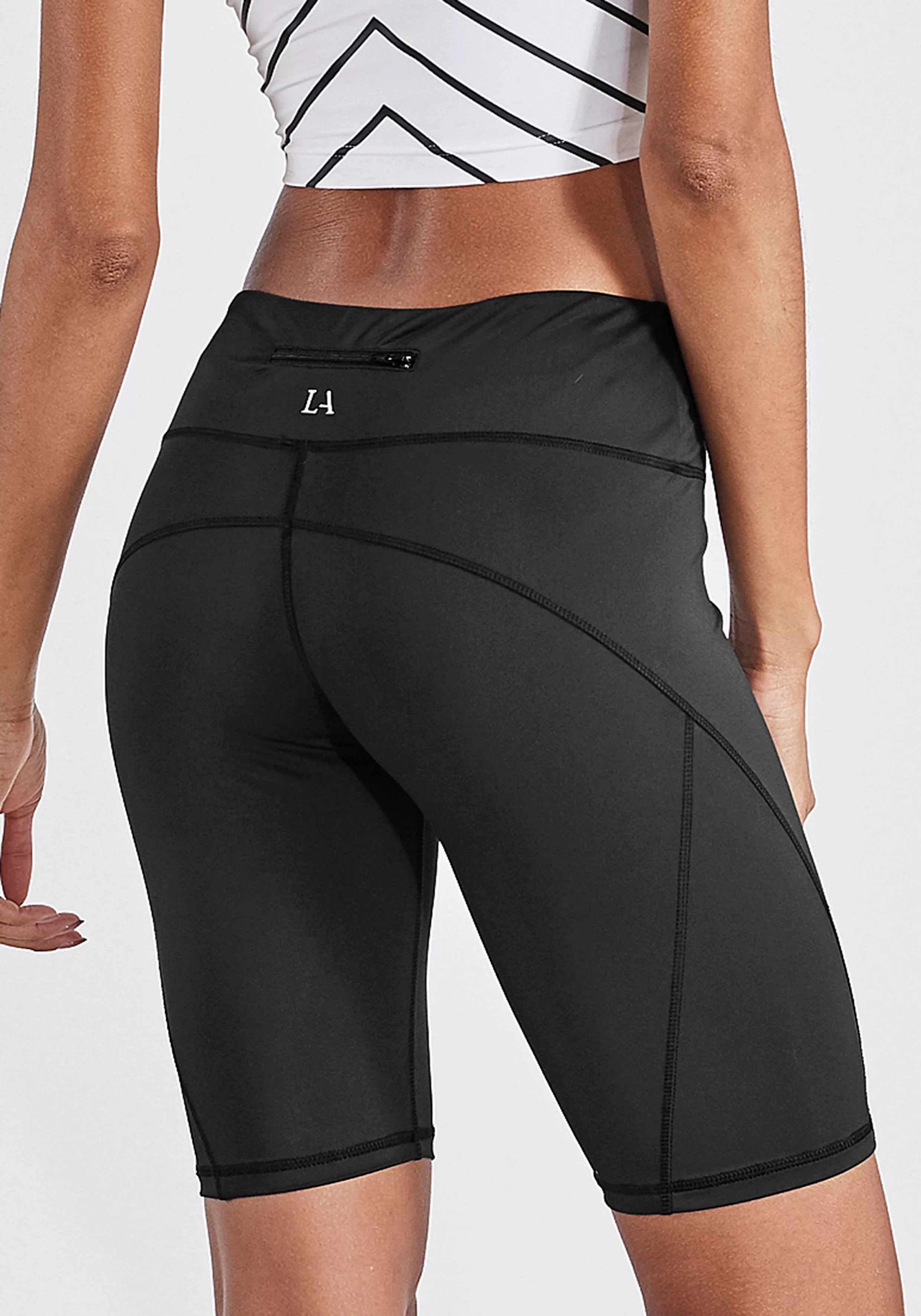 LASCANA ACTIVE Radlerhose "Basic Bottoms", mit kleiner Bundtasche hinten günstig online kaufen