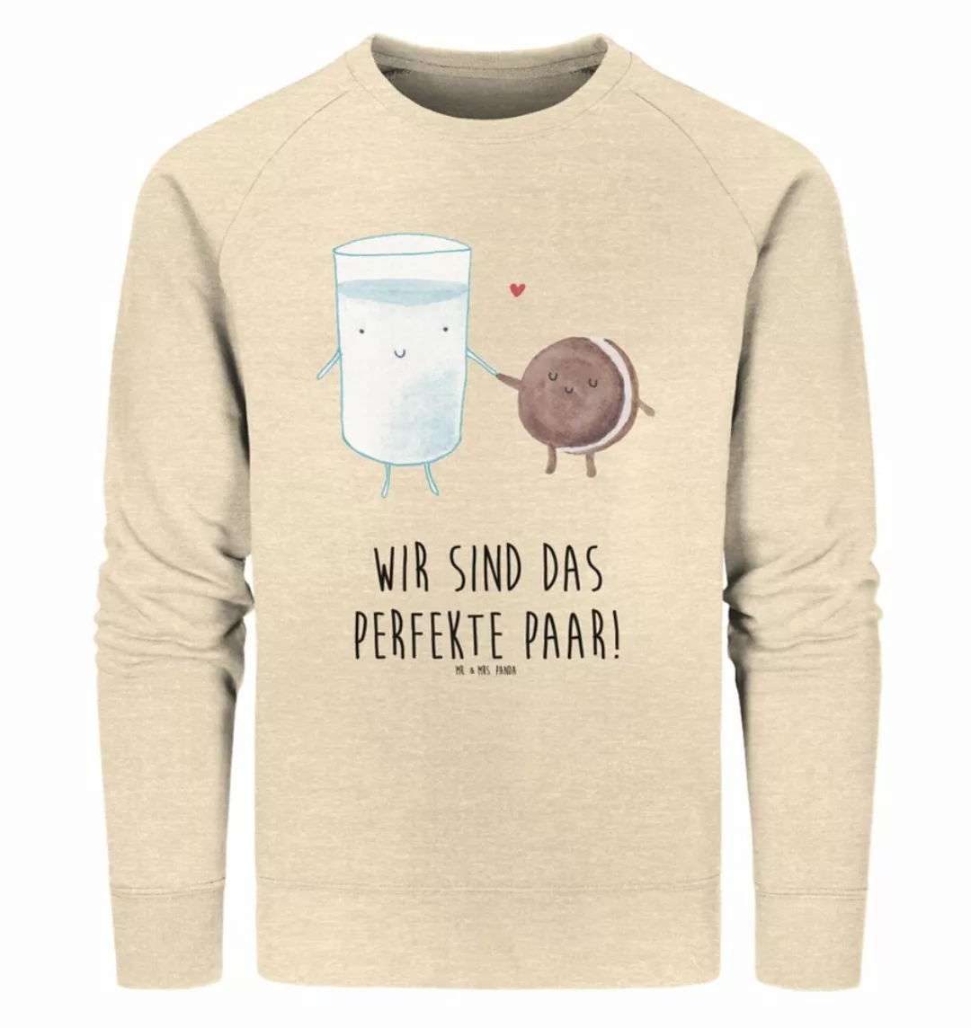 Mr. & Mrs. Panda Longpullover Größe S Milch Keks - Natural Raw - Geschenk, günstig online kaufen