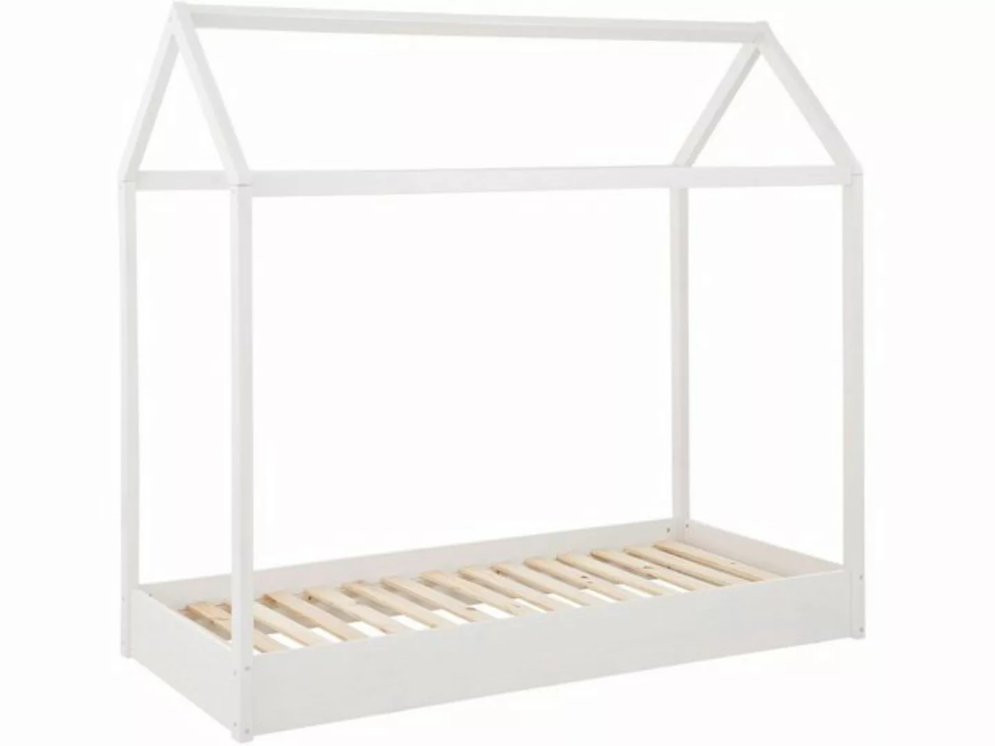 loft24 Bett Ella, Hausbett aus Kiefer Massivholz, Landhaus, 90x200 cm günstig online kaufen