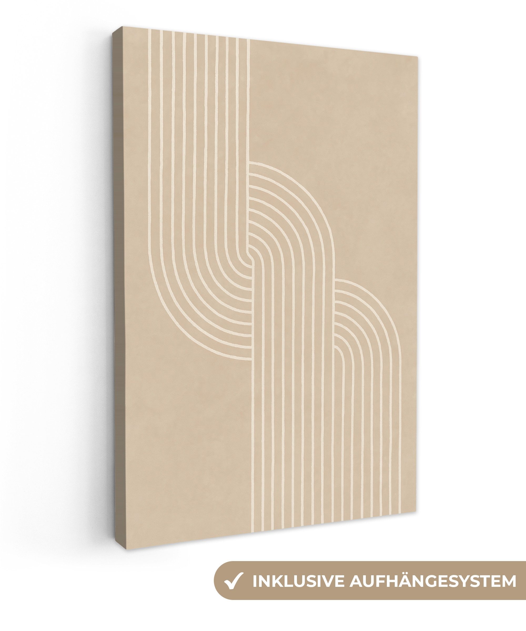 OneMillionCanvasses® Leinwandbild Parallele Linien - Leichte günstig online kaufen