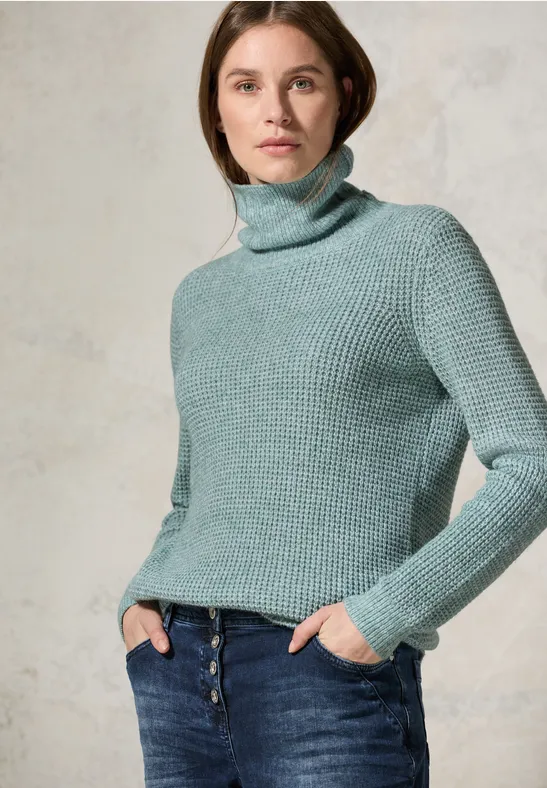 Cecil Rollkragenpullover, im soften Baumwoll-Mix günstig online kaufen