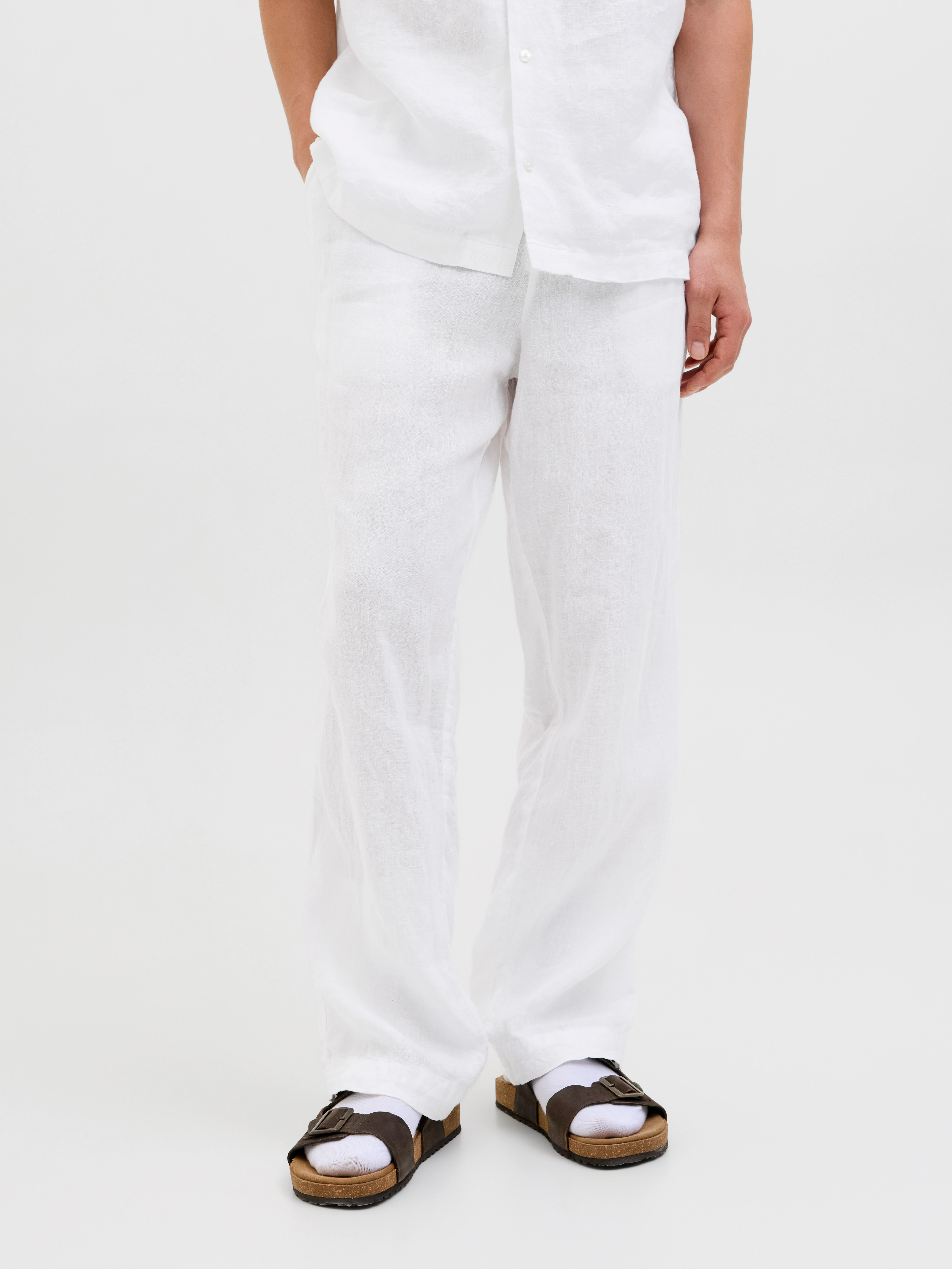 Jack & Jones Chinohose "JPSTKARL LAWRENCE LINEN CHINO SN" günstig online kaufen