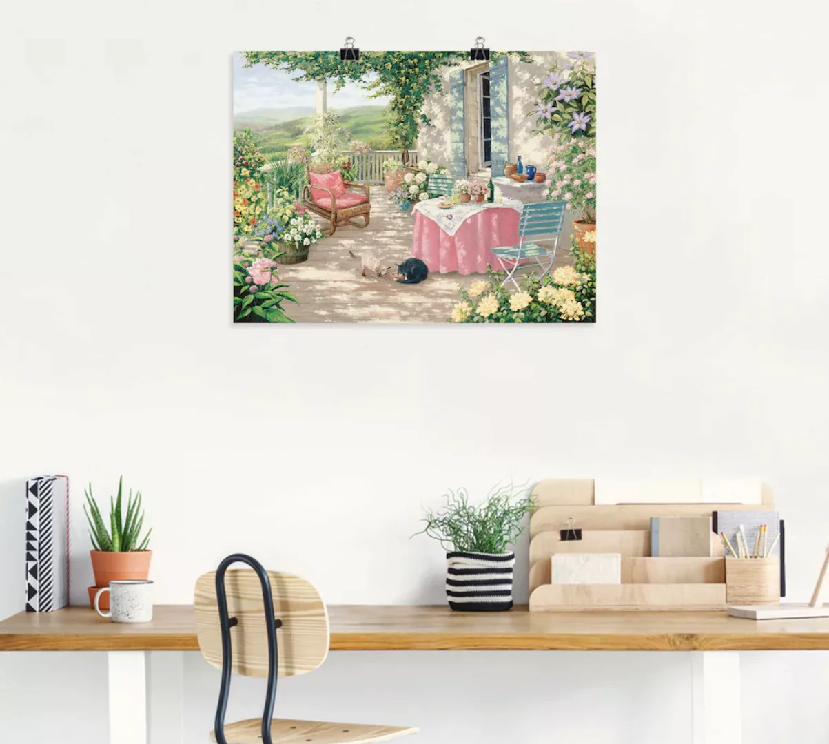 Artland Wandbild "Brunch", Garten, (1 St.), als Leinwandbild, Poster in ver günstig online kaufen