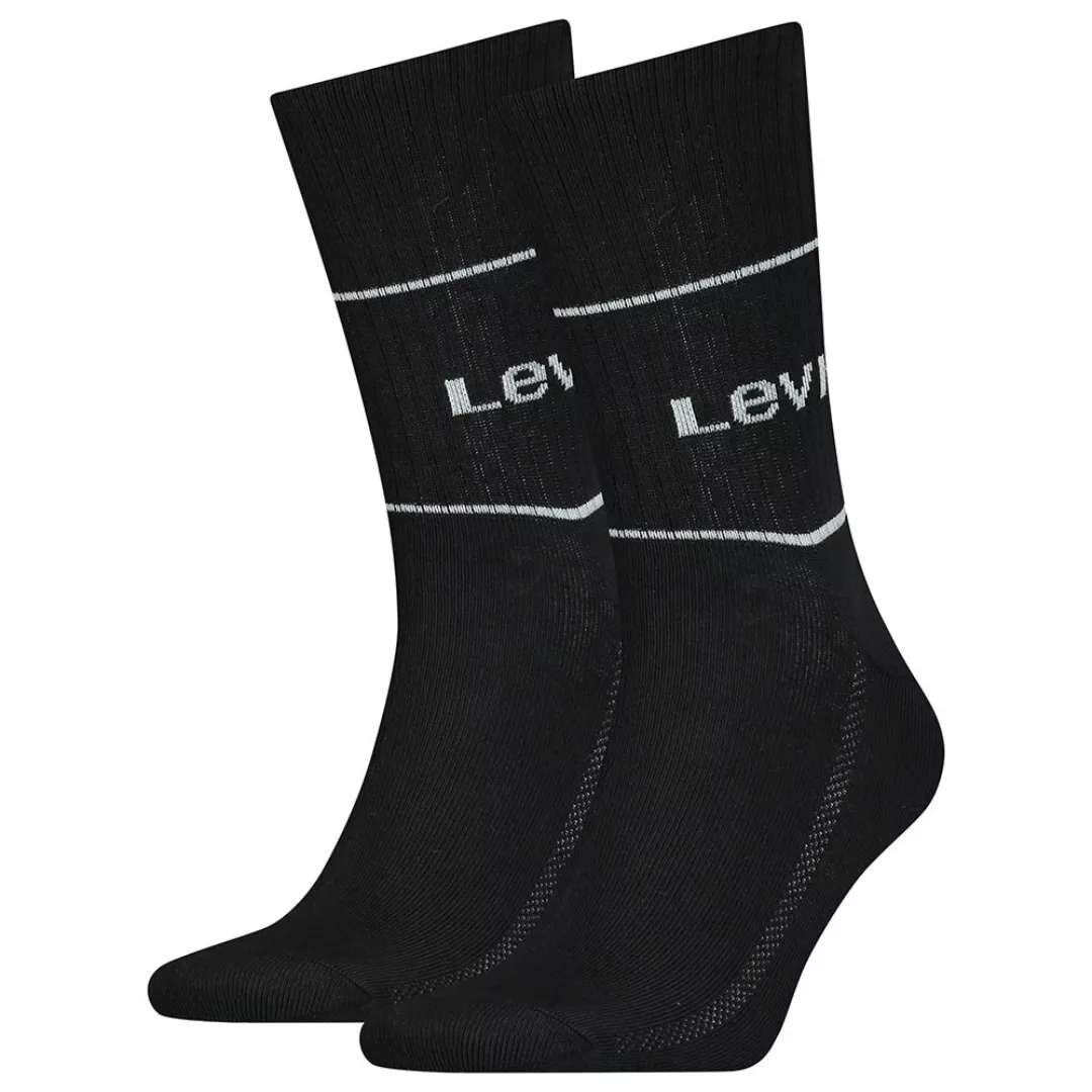 Levi´s ® Short Cut Logo Sport Socken 2 Paare EU 39-42 Black günstig online kaufen