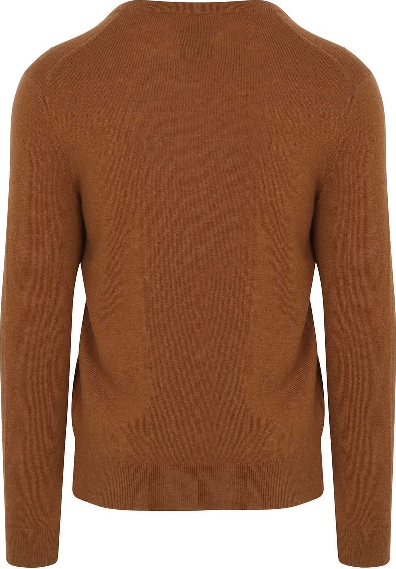 Gant Pullover V-Ausschnitt Wool Blend Camel - Größe M günstig online kaufen