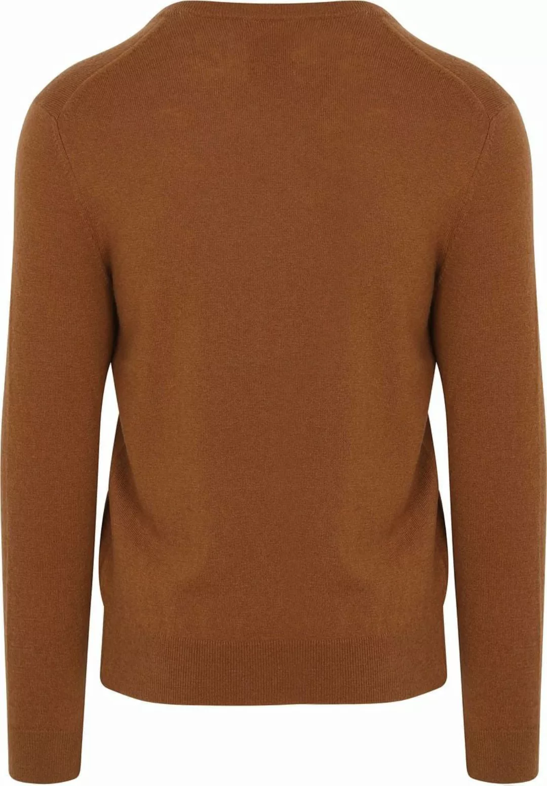 Gant Pullover V-Ausschnitt Wool Blend Camel - Größe 3XL günstig online kaufen