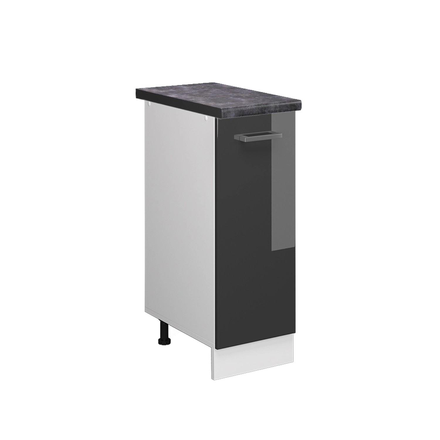 Vicco Apothekerschrank R-Line, Anthrazit Hochglanz/Weiß, 30 günstig online kaufen