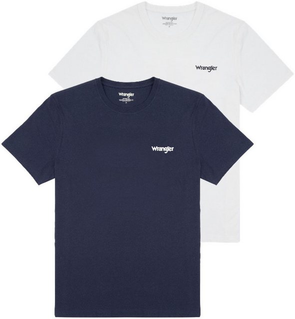 Wrangler T-Shirt Sign Off (Set, 2-tlg., 2er-Pack) günstig online kaufen