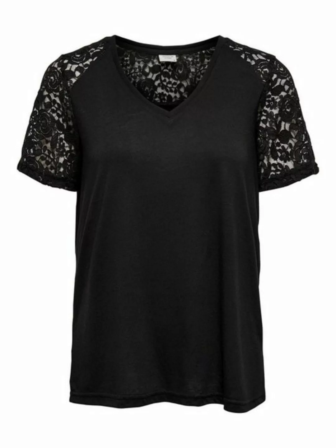 Jdy Stinne Lace Kurzärmeliges T-shirt S Black günstig online kaufen