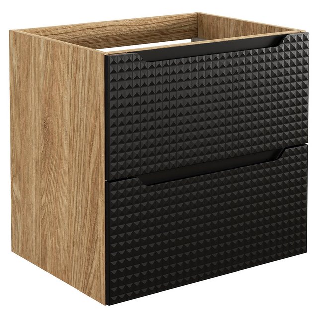 Lomadox Waschbeckenschrank LONDON-56-BLACK Waschtischunterschrank, 60cm, So günstig online kaufen