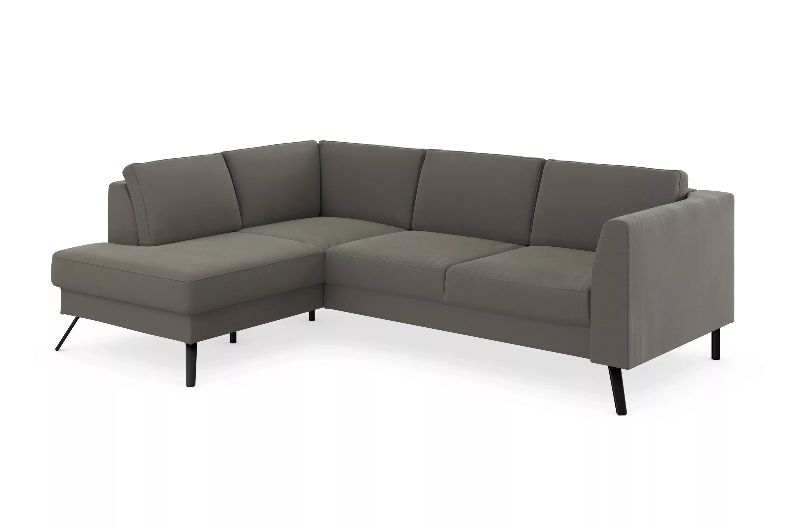 sit&more Ecksofa "Lindholm L-Form", mit Sitztiefenverstellung und Federkern günstig online kaufen