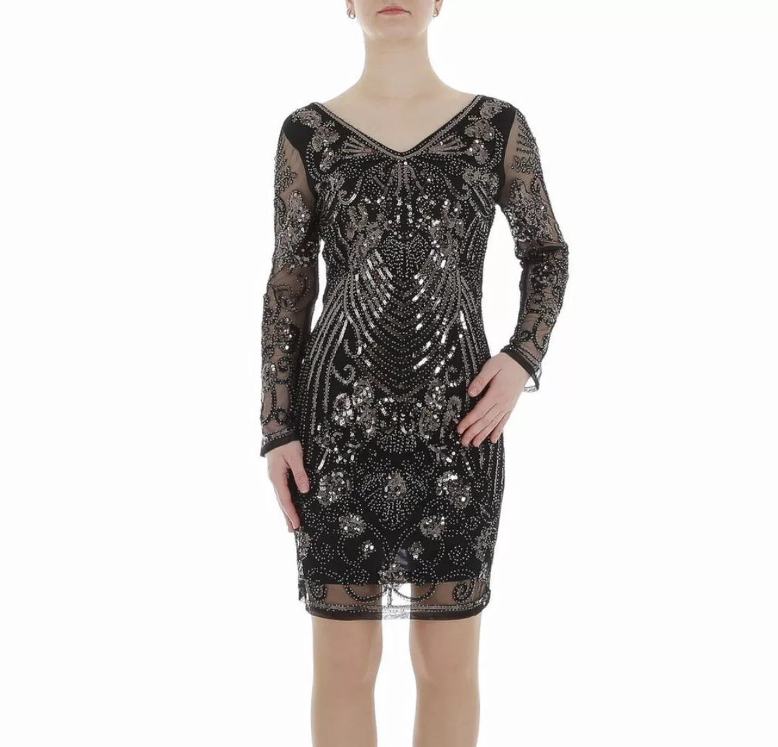 Ital-Design Partykleid Damen Party & Clubwear Pencil (86365283) Pailletten günstig online kaufen