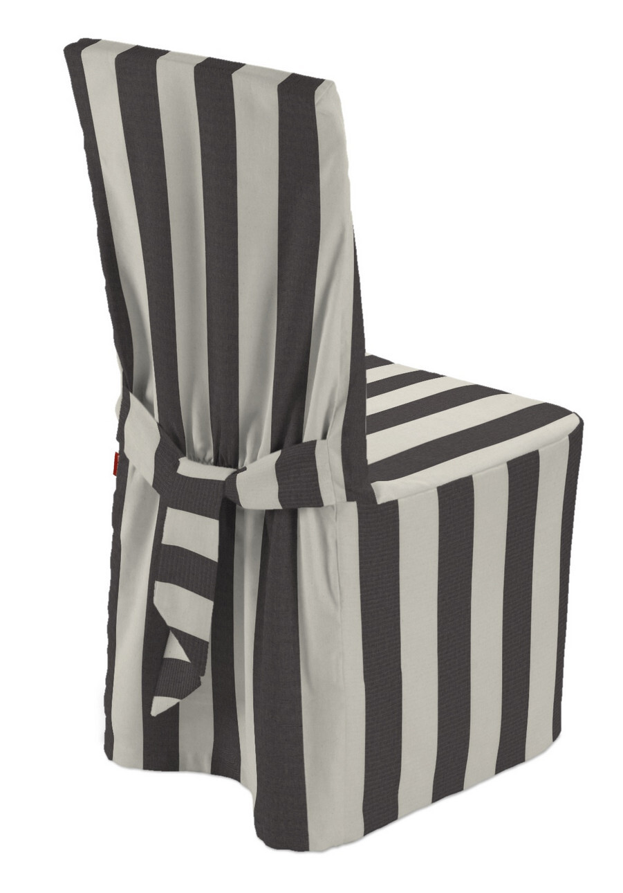 Stuhlhusse, anthrazit-weiß, 45 x 94 cm, Quadro (143-92) günstig online kaufen