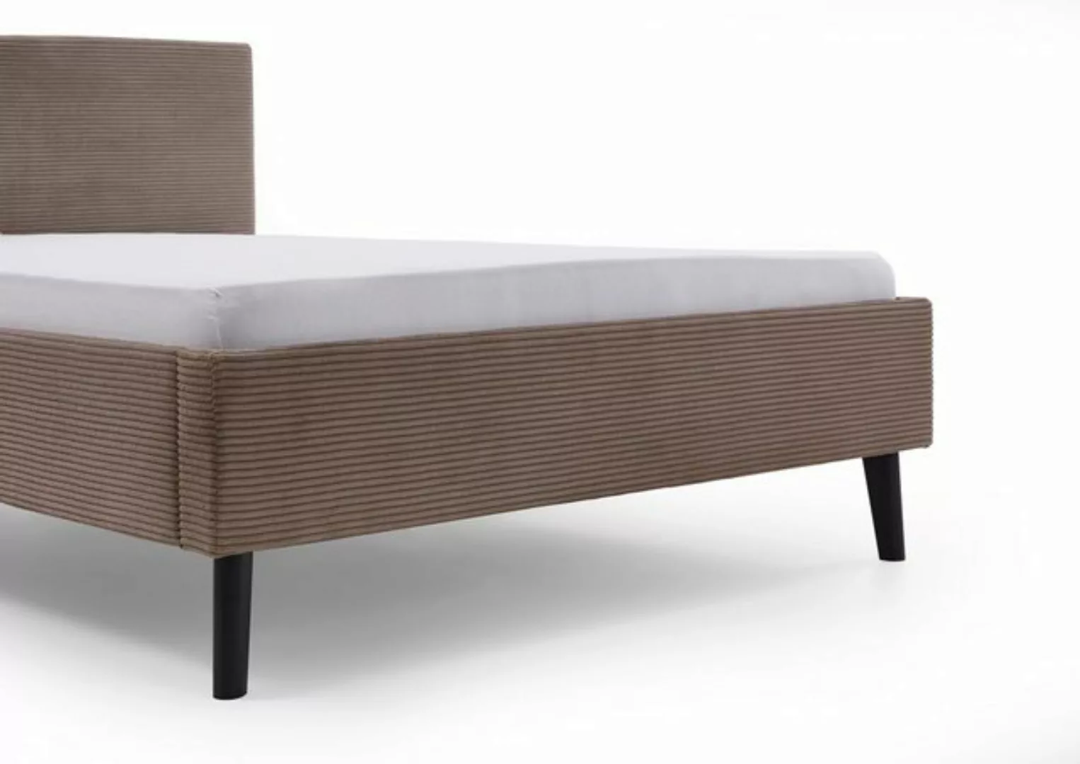 Faizee Möbel Bett [Avola 140x200/180x200] Polsterschlafzimmerbett Eichenhol günstig online kaufen