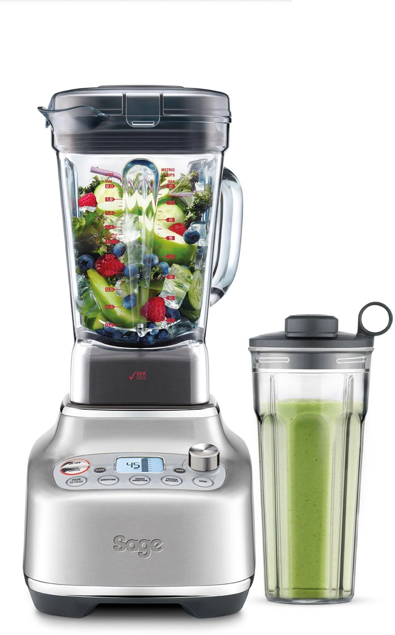 Sage Standmixer »the Super Q, SBL920BSS2«, 2400 W, mit Kochfunktion günstig online kaufen