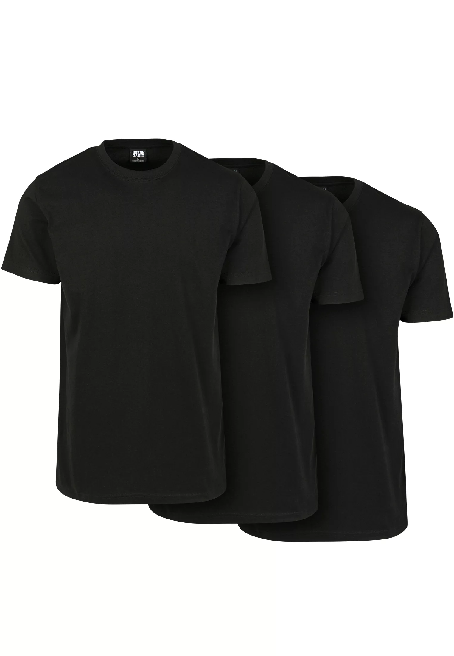 URBAN CLASSICS T-Shirt "Urban Classics Herren Basic Tee 3-Pack" günstig online kaufen