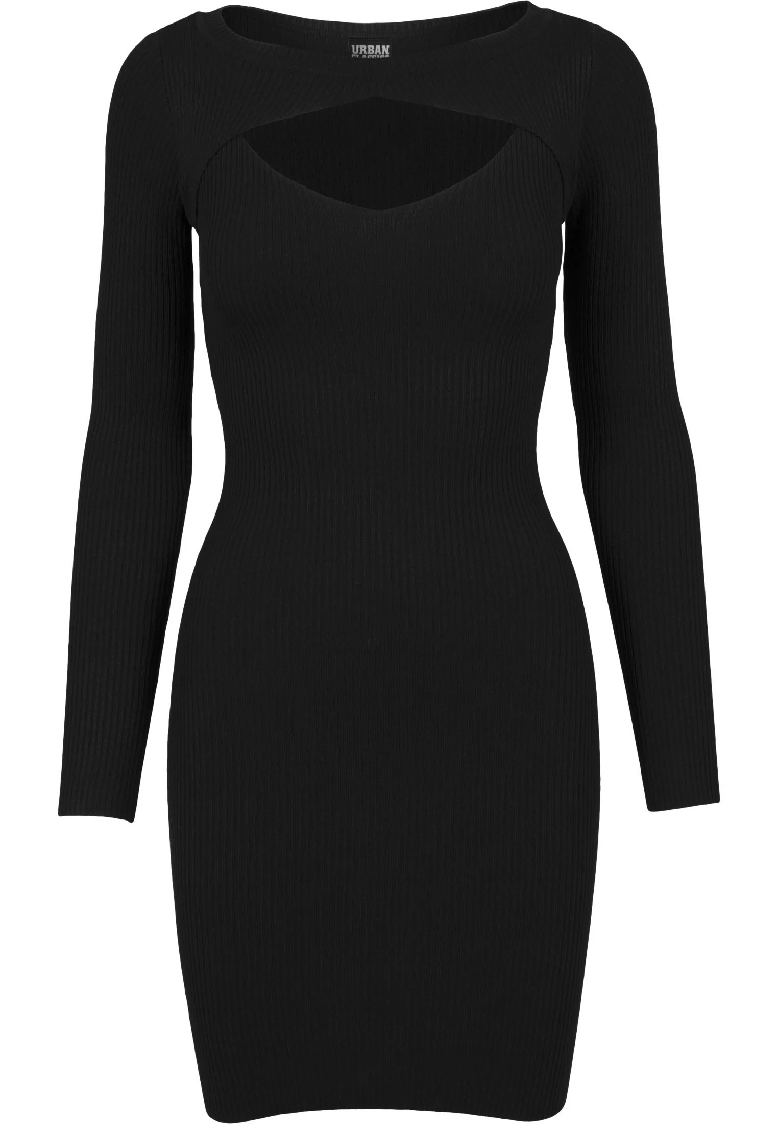 URBAN CLASSICS Shirtkleid Urban Classics Damen Ladies Cut Out Dress günstig online kaufen