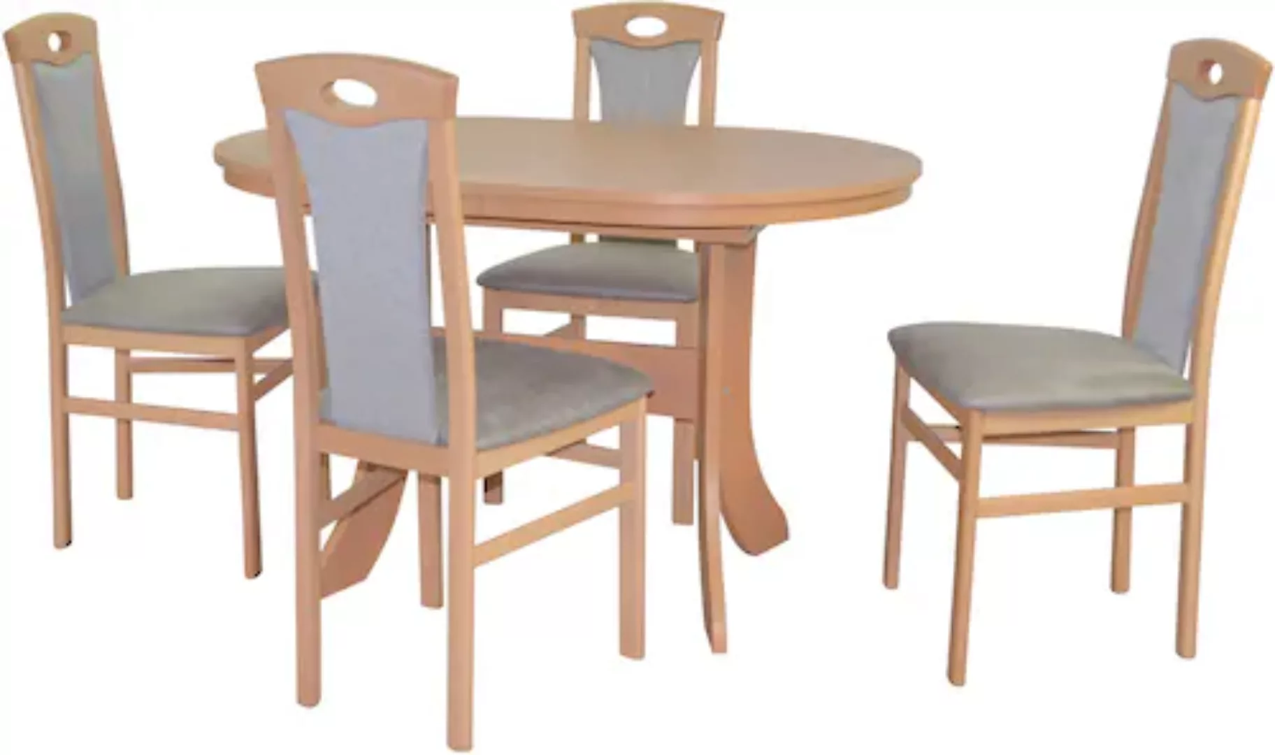 HOFMANN LIVING AND MORE Essgruppe »5tlg. Tischgruppe«, (Spar-Set, 5 tlg., 5 günstig online kaufen