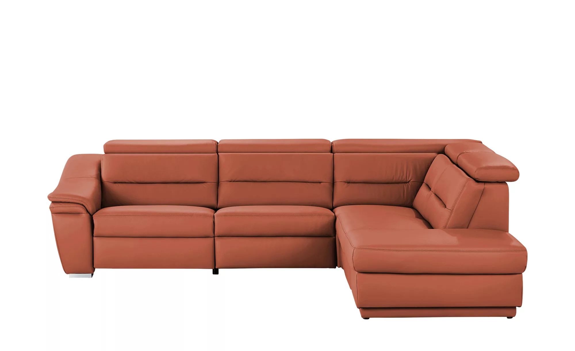 meinSofa Ecksofa  Ivonne - rot - 84 cm - Polstermöbel > Sofas > Ecksofas - günstig online kaufen