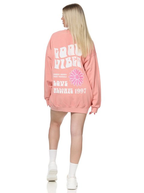 Worldclassca Longsweatshirt Worldclassca Oversized Sweatshirt GOOD VIBES Pr günstig online kaufen