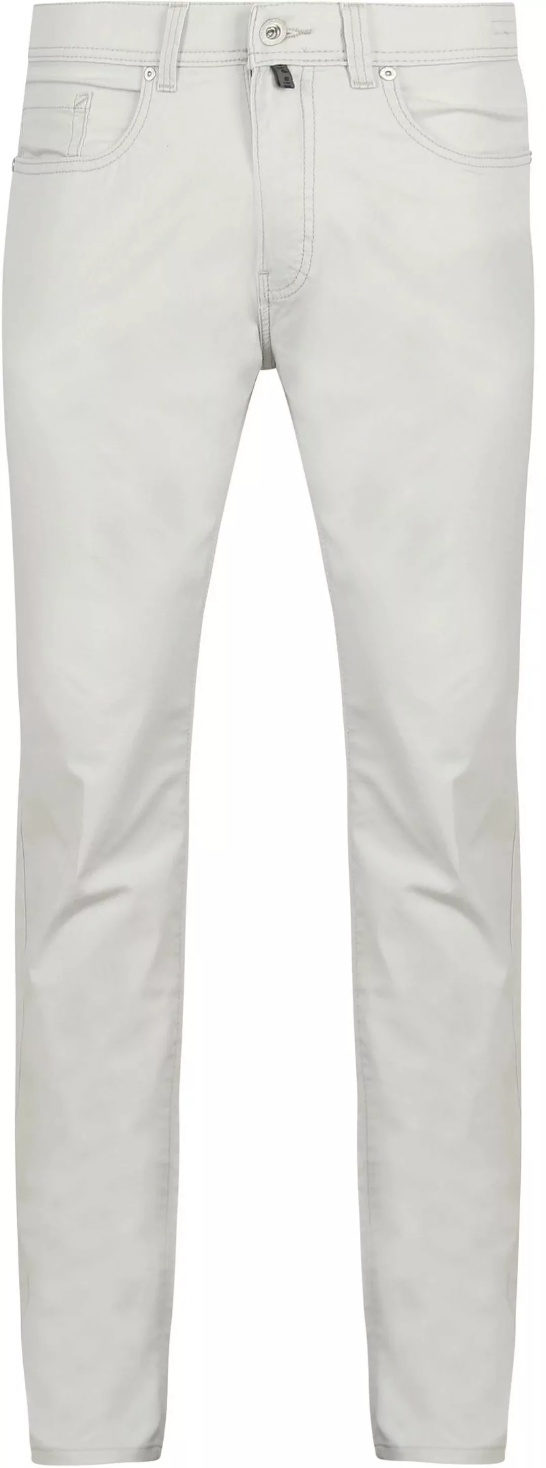 Pierre Cardin Trousers Lyon Tapered Hellgrau - Größe W 33 - L 34 günstig online kaufen