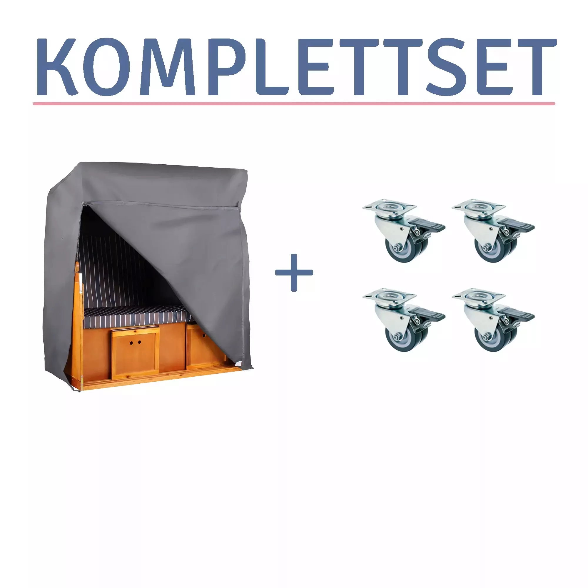 Zubehör Komplettset zum Strandkorb Baltic 2-Sitzer günstig online kaufen