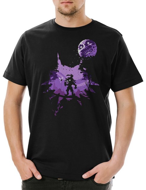 Urban Backwoods Print-Shirt Anime Mask Herren T-Shirt Majora Horror Kid Zel günstig online kaufen