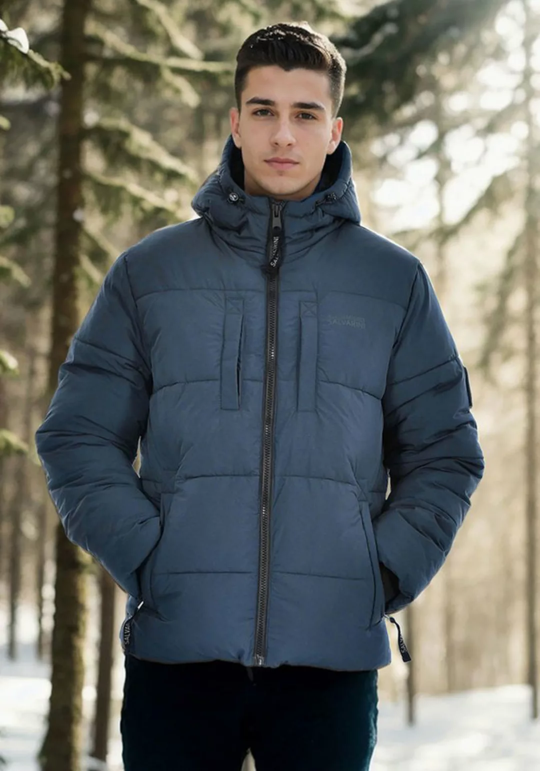 Alessandro Salvarini Winterjacke ASKelvin innen komplett mit warmem Teddyfe günstig online kaufen