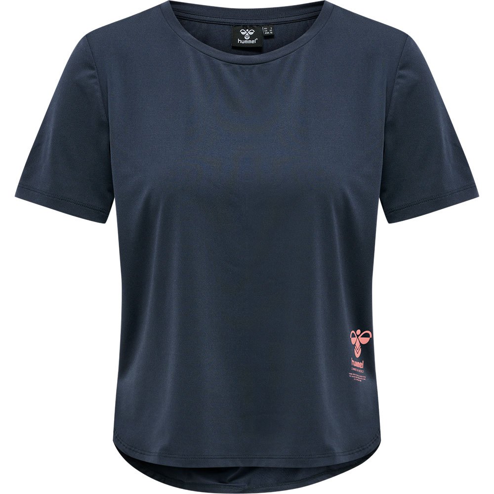 Hummel Sofia Loose Kurzärmeliges T-shirt S Blue Nights günstig online kaufen