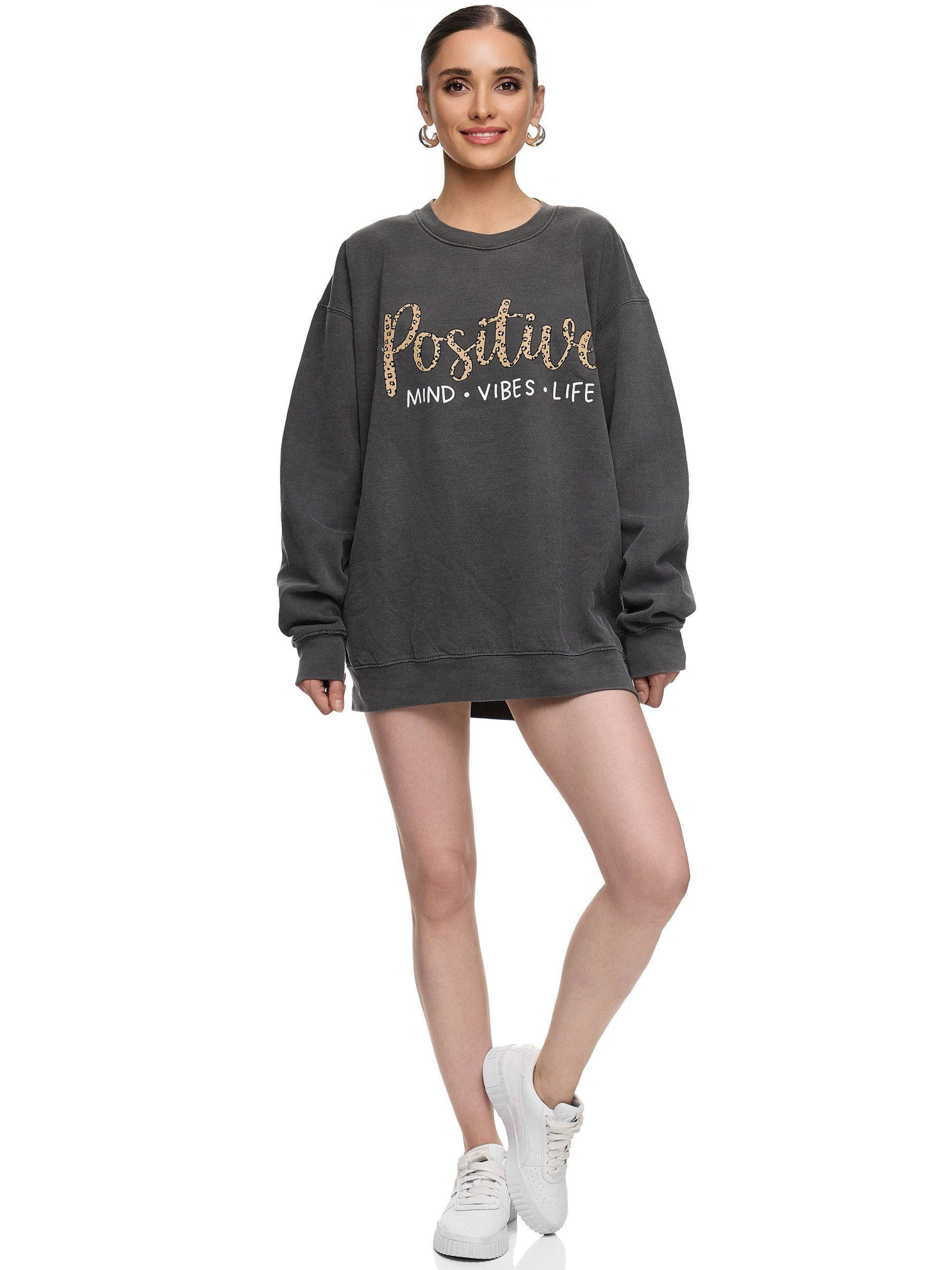 Worldclassca Sweatshirt Worldclassca Oversized Sweatshirt POSITIVE günstig online kaufen
