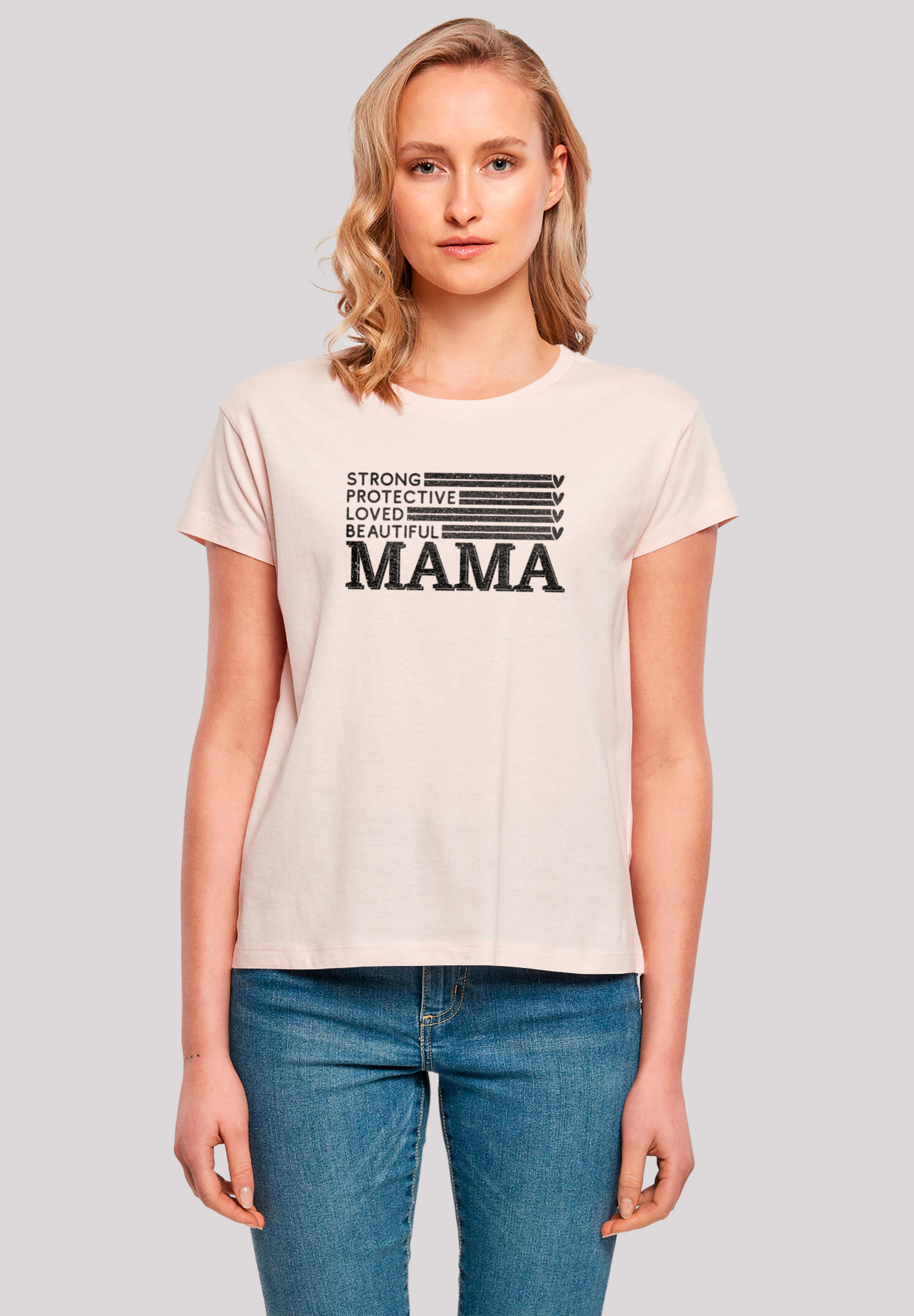 F4NT4STIC T-Shirt "Mothers Day Best Mom Tribute Minimalist Vibe Family Goal günstig online kaufen