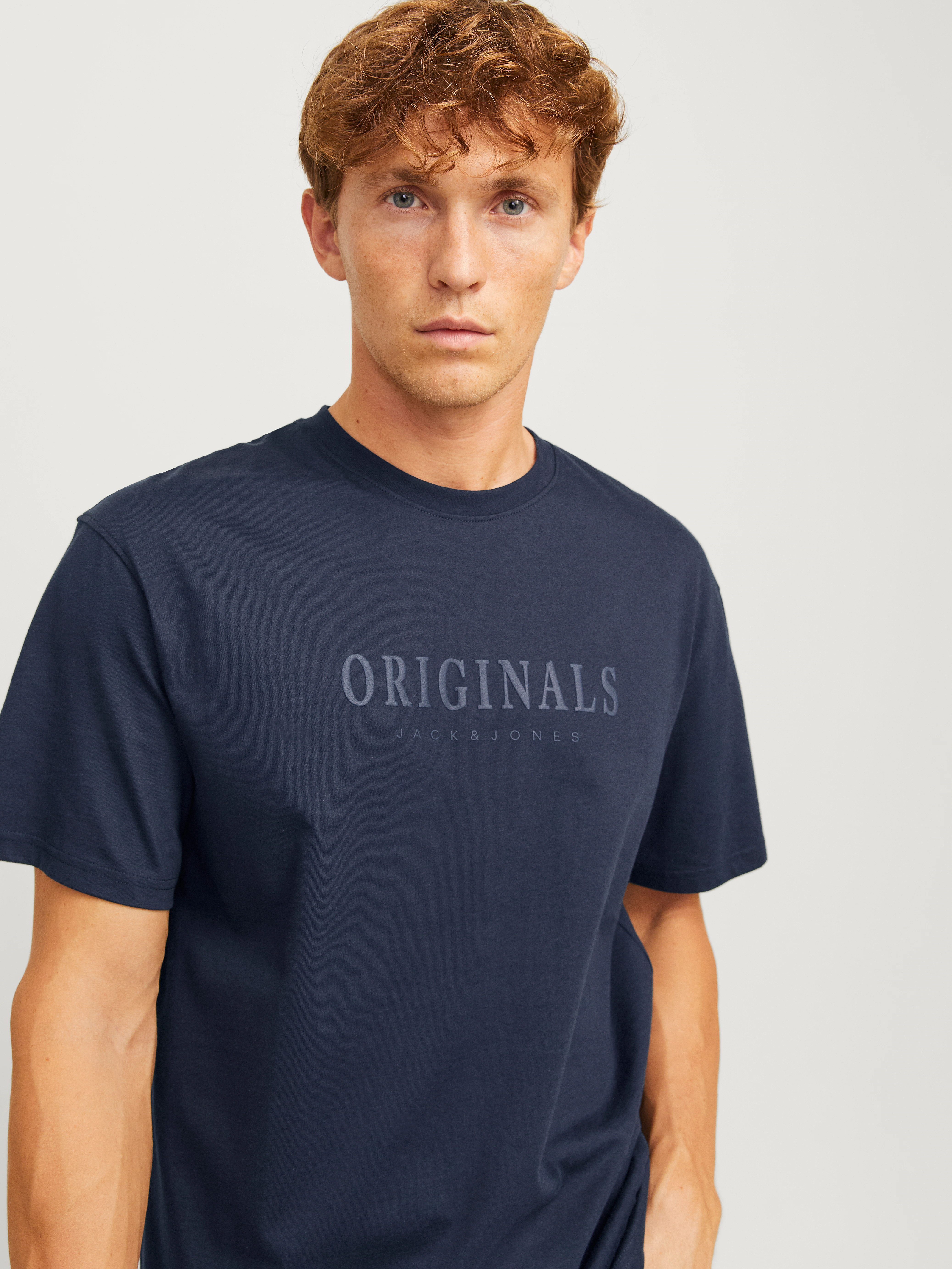 Jack & Jones Herren Rundhals T-Shirt JORFREDERIKSBERG - Regular Fit günstig online kaufen