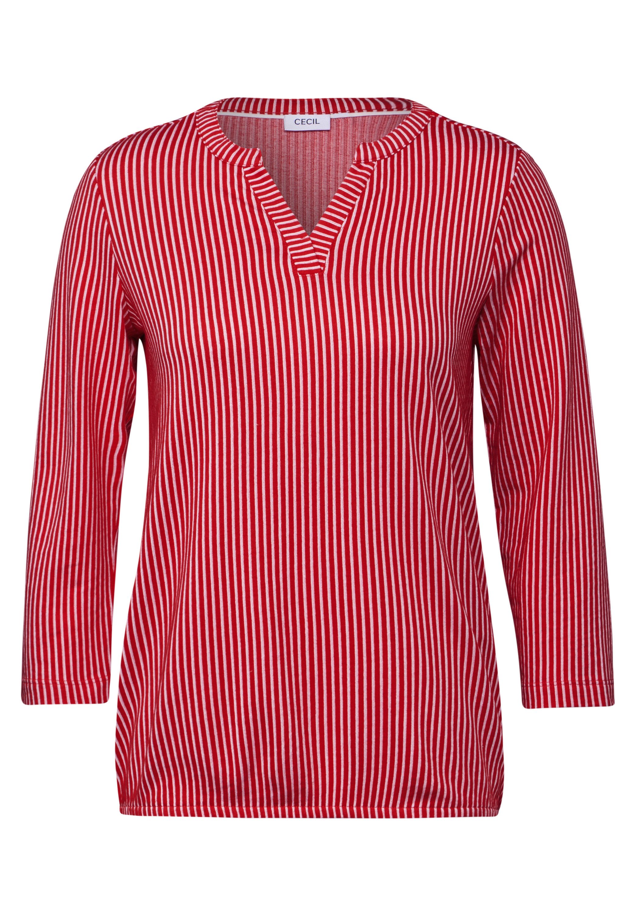 CECIL 3/4-Arm-Shirt im Tunika-Look, mit geschlitztem günstig online kaufen