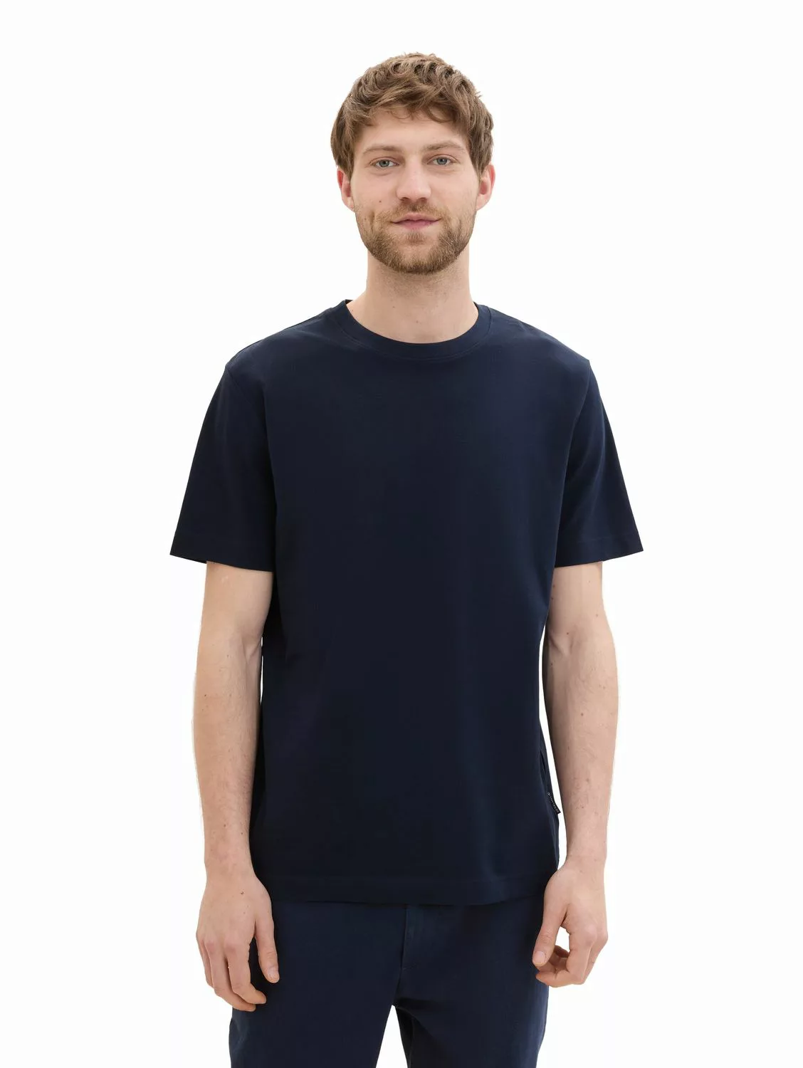 Tom Tailor Herren T-Shirt PIQUE - Regular Fit günstig online kaufen