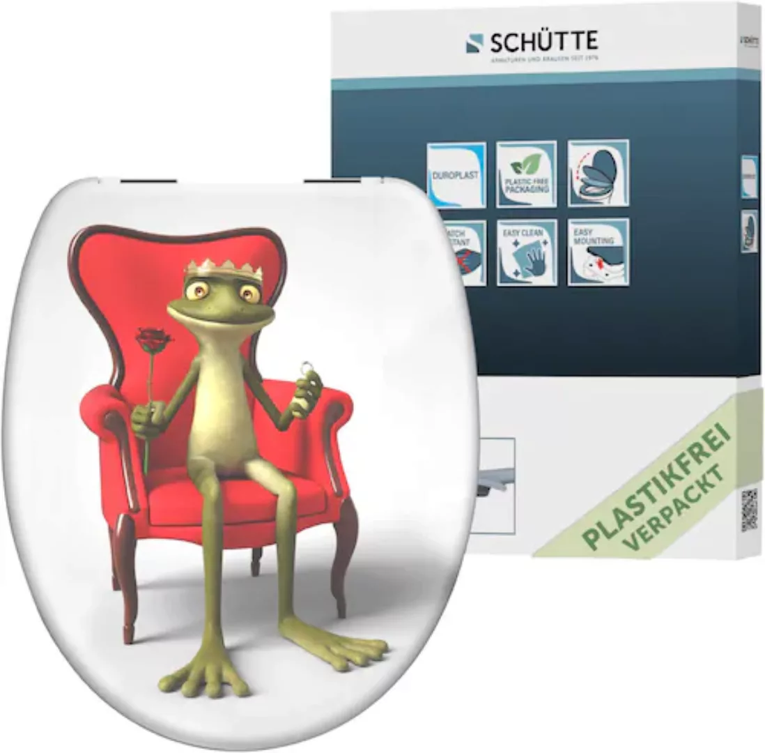 Schütte WC-Sitz "Frog King", Duroplast, mit Absenkautomatik günstig online kaufen