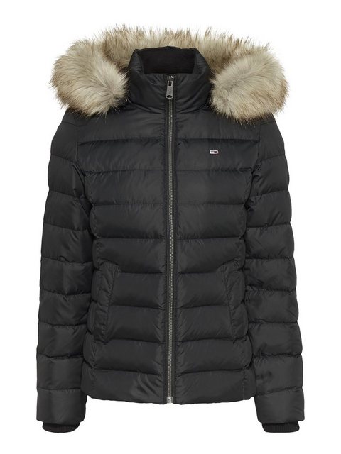 Tommy Jeans Daunenjacke BASIC HOODED DOWN JACKET mit Fellimitat an der Kapu günstig online kaufen