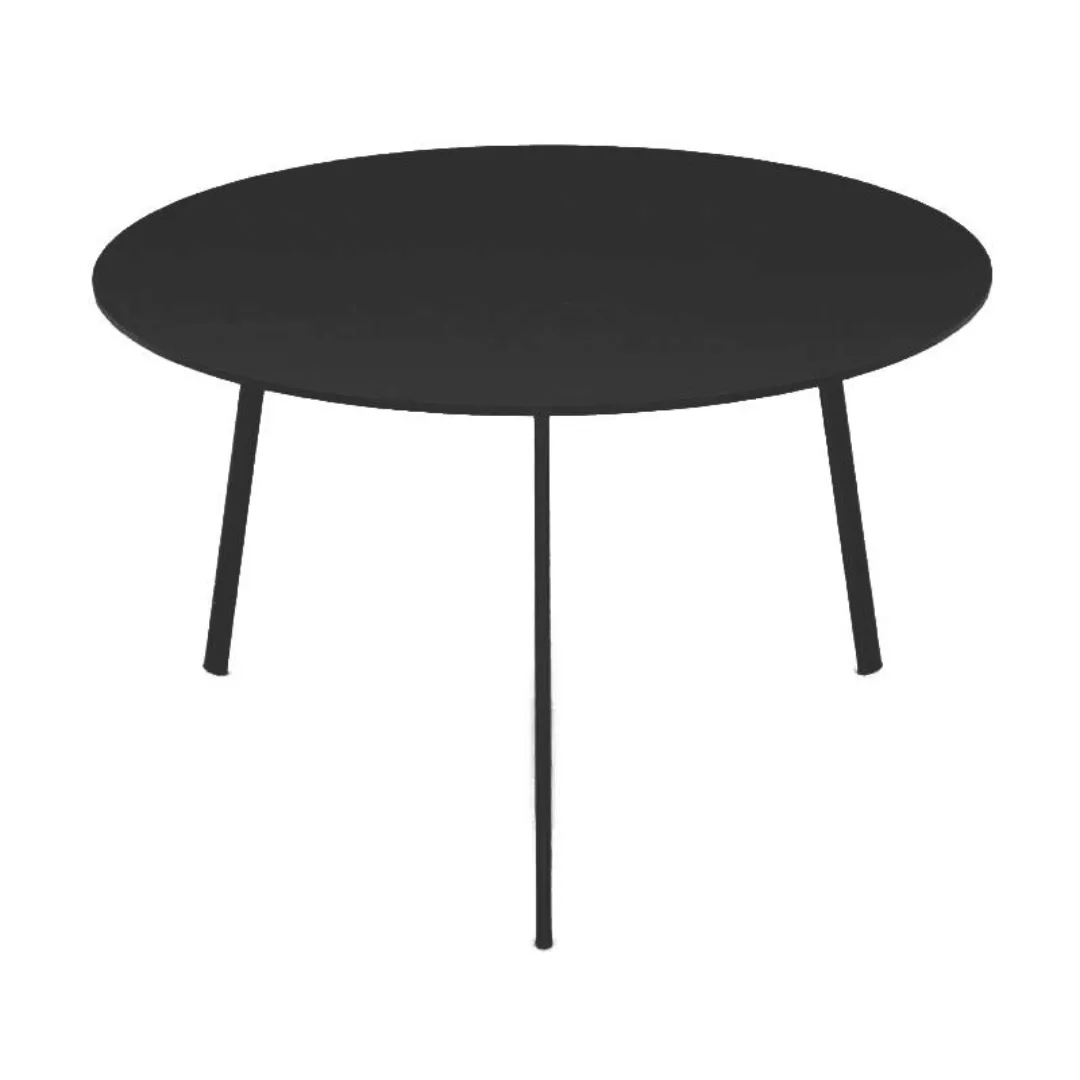 Magis - Striped Tavolo Tisch rund - schwarz/H 74cm / Ø 120cm günstig online kaufen