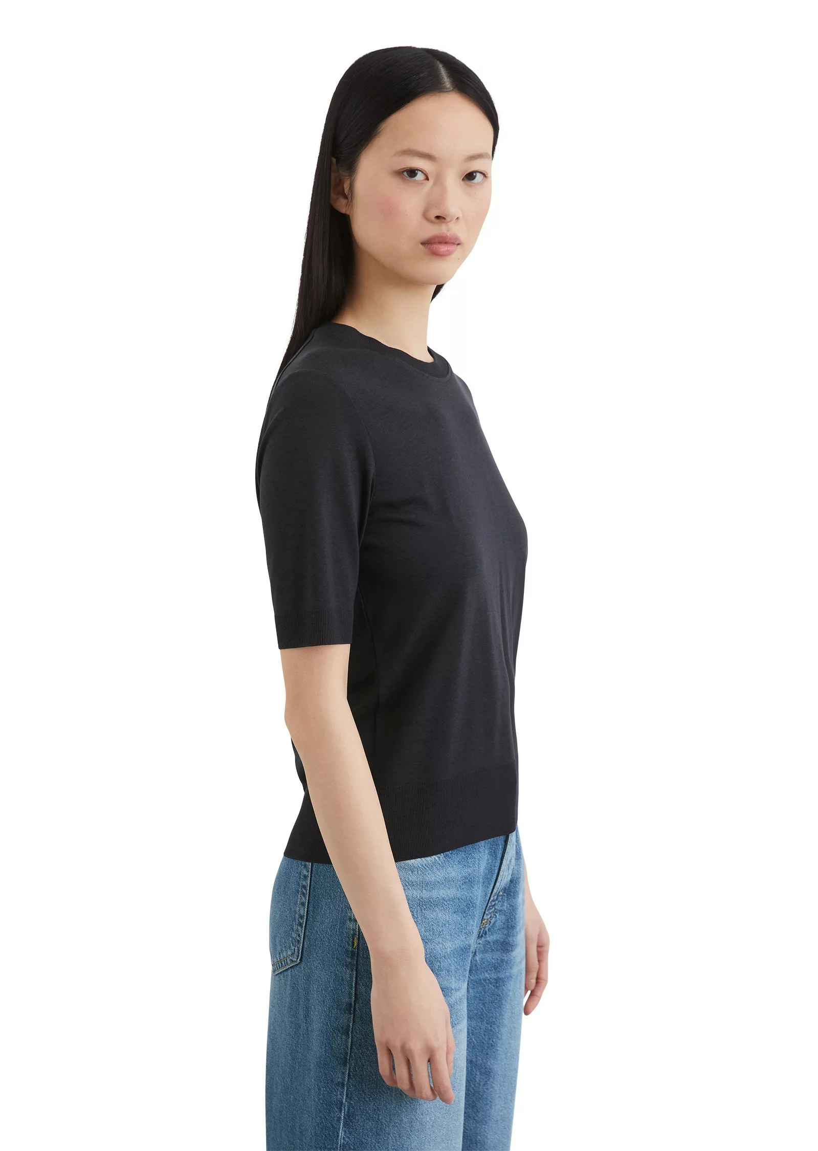 Marc OPolo T-Shirt "aus TENCEL™ Lyocell-Baumwolle-Mix" günstig online kaufen