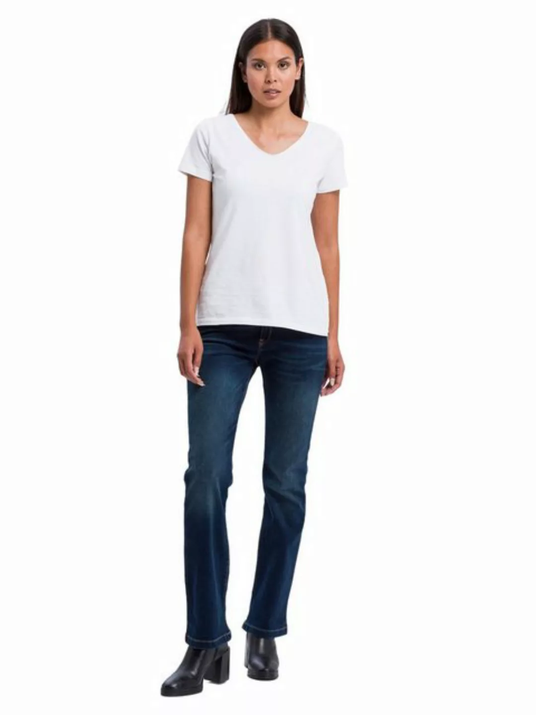 Cross Jeans Lauren Bootcut deepblue günstig online kaufen