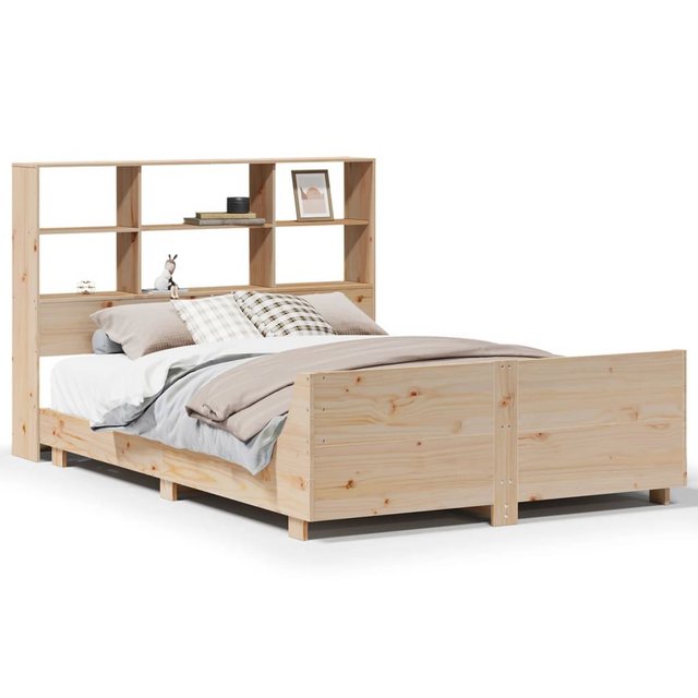 vidaXL Bett, Massivholzbett ohne Matratze 150x200 cm Kiefernholz günstig online kaufen