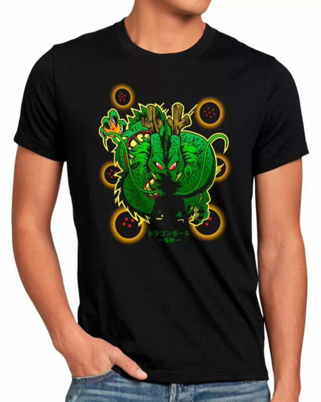 style3 Print-Shirt Herren T-Shirt God Shenlong super dragonball z gt songok günstig online kaufen