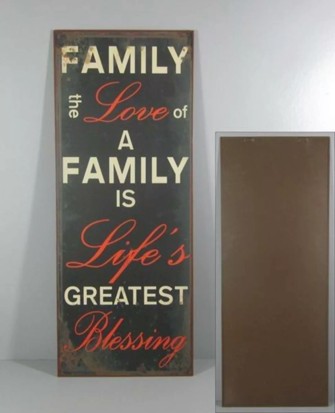 Schild - Family, 76 x 30.5 cm günstig online kaufen